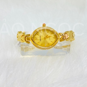 Lắc Đồng Hồ Nữ Mặt Dưa  + Tấm