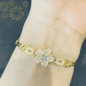 Vòng Tay Kết Tấm Hoa 5 Cánh